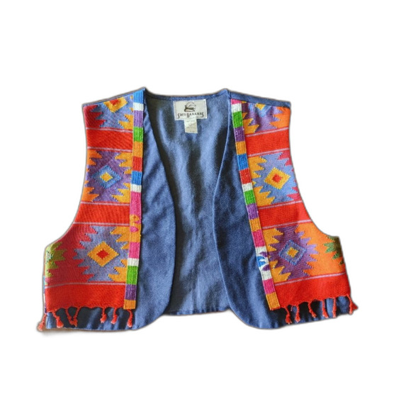 Aria Vintage Saco Bananas Handmade Vest - Picture 1 of 7